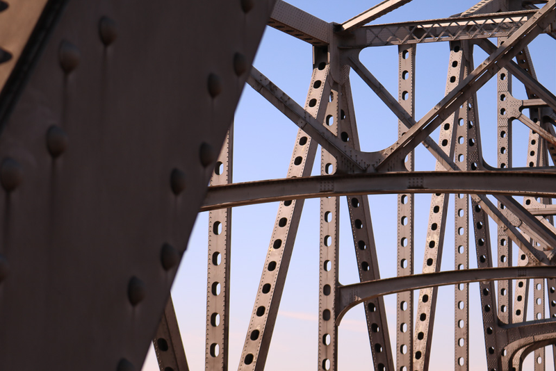 The Memphis-Arkansas Bridge; ISO 100, 55 mm, f/5.6, 1/400